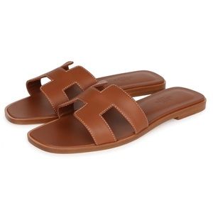 Hermes Oran Sandals - Size 42 - G59-5